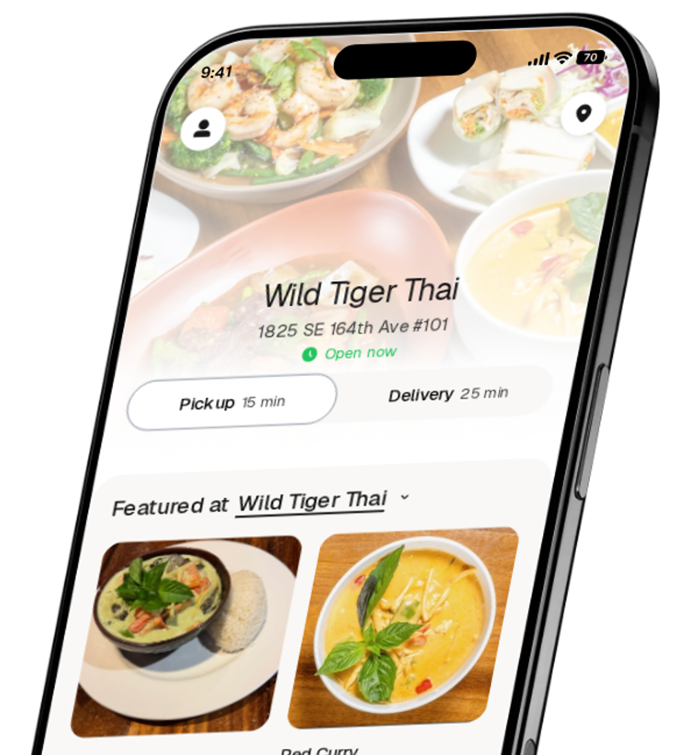 Wild Tiger Thai app preview